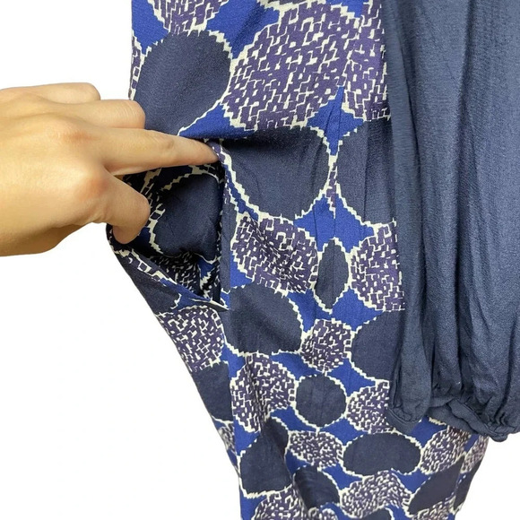 Boden Highbury Peter Pan Collar Dress Navy Blue Size US 6 - Picture 6 of 12